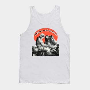 Man Betrayed -Samson and Delilah Scene from the Bible Tank Top